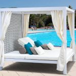 outdoor daybed 2017 new and comfort daytona resin rattan outdoor furniture daybed YPKCZPX
