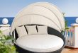 outdoor daybed brayden studio holden canopy outdoor patio daybed with cushions u0026 reviews | YZPQMJR