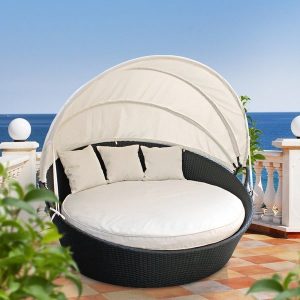 outdoor daybed brayden studio holden canopy outdoor patio daybed with cushions u0026 reviews | YZPQMJR
