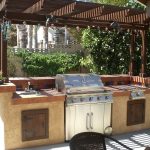 outdoor kitchen ideas 1. barbecue grill and prep station WSHMZGW