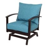 patio chairs allen + roth atworth 2-count brown wicker patio conversation chairs with  peacock SFCLXEK