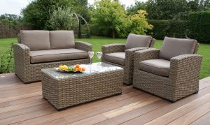 rattan garden furniture antilles - 2 seat sofa natural rattan garden set . NITAHDN