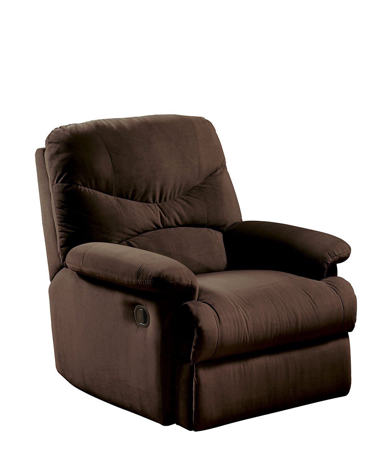 recliner chairs amazon.com: acme 00632 arcadia recliner, oakwood chocolate microfiber:  kitchen u0026 dining DCUIVOH