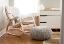 rocking chair for nursery ikea poang rocking chair for gray and white nursery LHYRNNQ