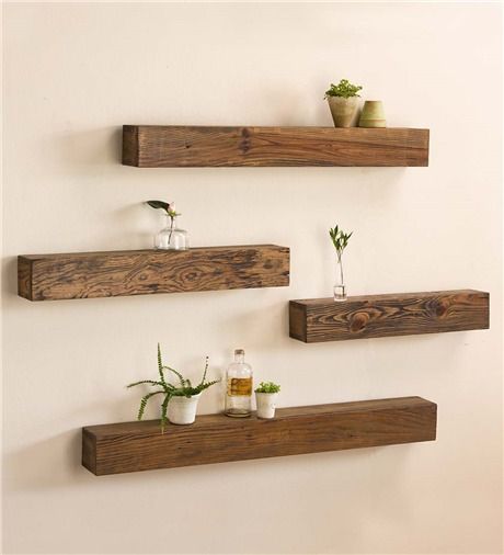 rustic wooden shelves store and display your favorite photographs, candles  and more. RSEZETB