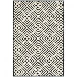 safavieh newport black and white rug - this is our bliss DHENHGR