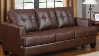 samuel brown leather sofa bed samuel brown leather sofa bed ... XXXCJBK