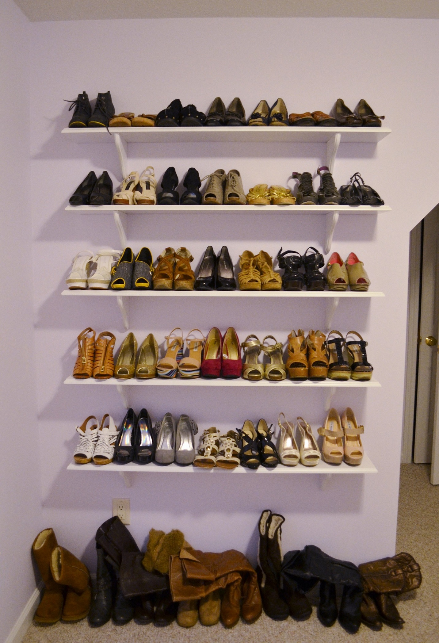 shoe shelves beautiful wall shoe rack clever ways to store your shoes with creative shoe NFANZWV