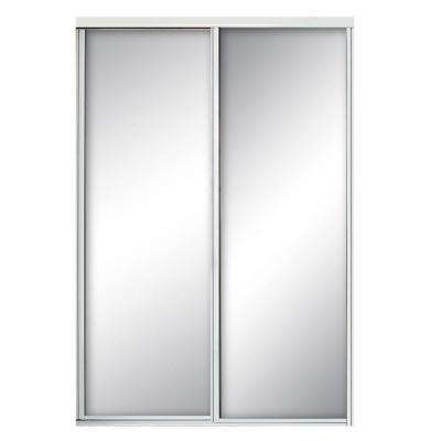 sliding closet doors concord mirrored white aluminum interior sliding door RKUDYYZ
