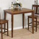 small kitchen tables eating in: square bar tables for small kitchens VCLZMVJ