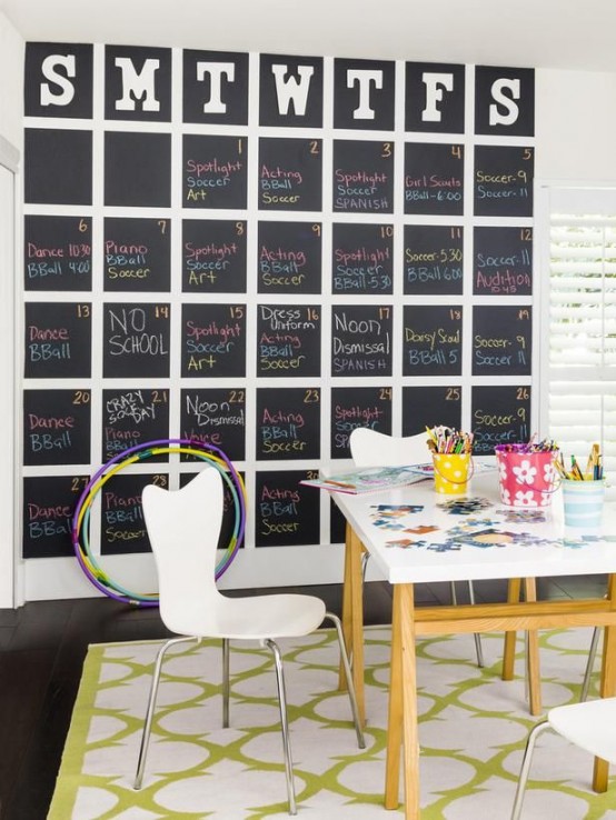 smart chalkboard home office decor ideas RLZBJFO