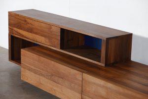 solid wood furniture contemporary sideboard / oak / walnut / solid wood log by michael schneider RMTZMUY