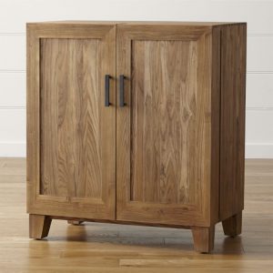 solid wood furniture marin natural bar cabinet XNWIAFM