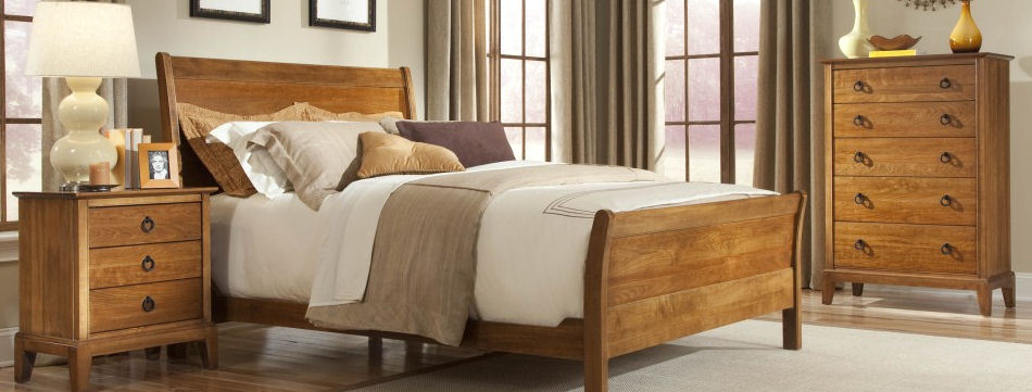solid wood furniture, solid wood bedroom set, made in canada DXMHBWS