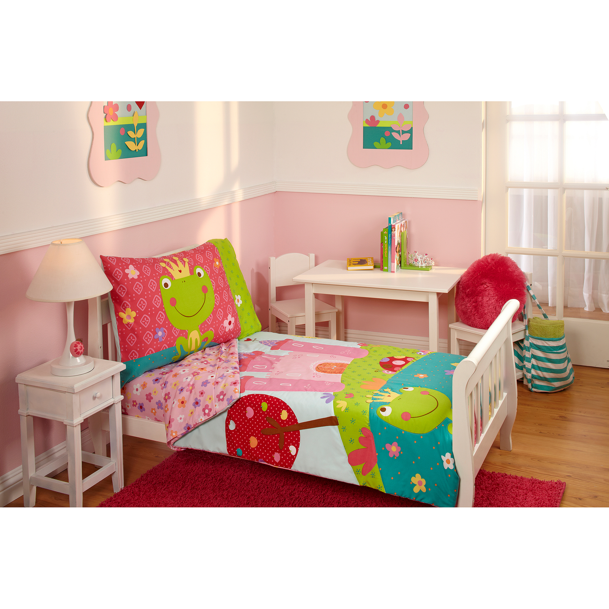 toddler bedding sets everything kids fairytale 3-piece toddler bedding set with bonus matching  pillow case YTCXFUC