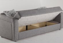vision diego gray convertible sofa bed by sunset KMNWYFG