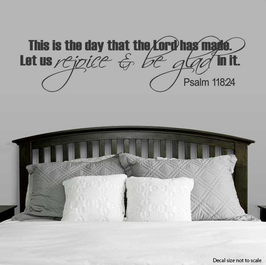 wall art decals this is the day that the lord... wall art decal ... GSDREIL