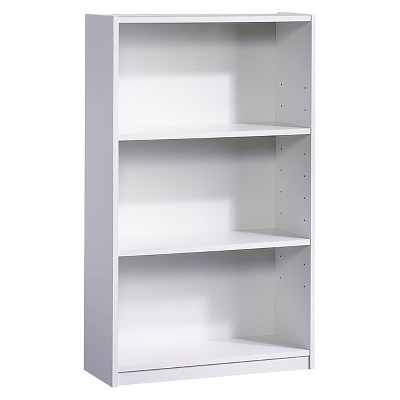 white bookcase 3-shelf bookcase white - room essentials™ MWNDCLM