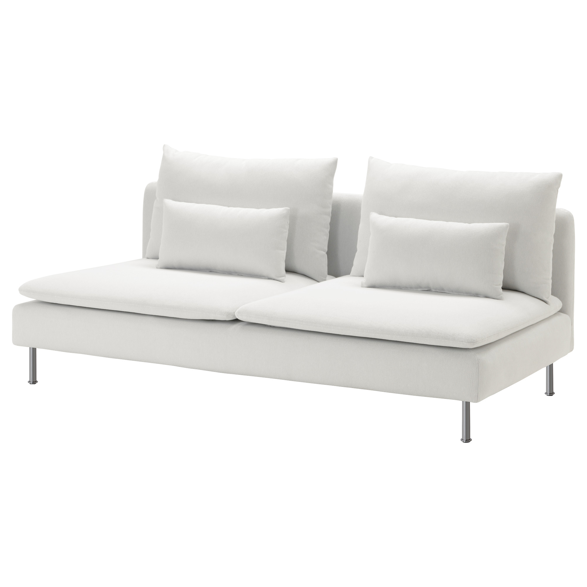 white sofa söderhamn sofa section, finnsta white width: 73 1/4  OCJECRJ
