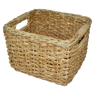 wicker baskets seagrass small square wicker basket - threshold™ RCHJQKF