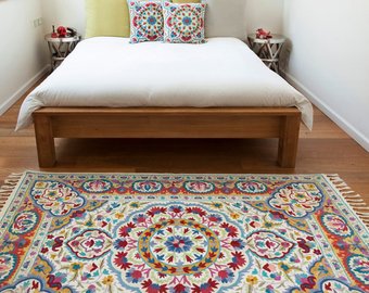 5x7 area rug, mandala rug,floral area rugs, 6x9 area rug, cool rugs,rugs AQXXHBN