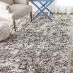 amazon.com: handmade soft and plush silken solid shag area rug: kitchen u0026 GUWSLKR
