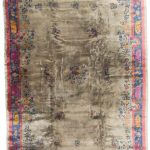 antique rugs ant87321 antique chinese grey / blue / fucshia 11u0027 0 LIOTIKH