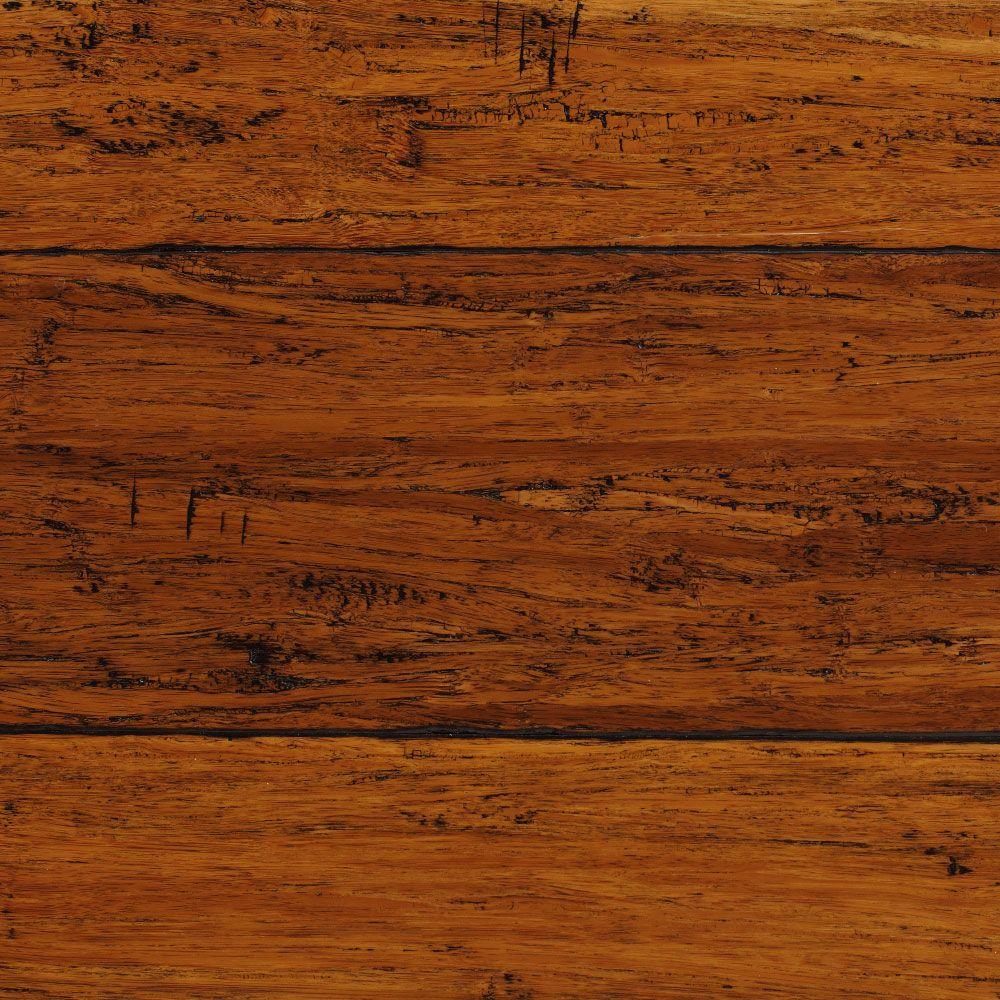 bamboo flooring home decorators collection hand scraped strand woven harvest 1/2 in. t x 5 DMCMFGQ