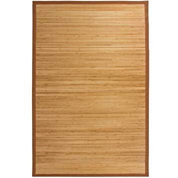 Bamboo rugs amazon.com: best choice products bamboo area rug carpet indoor outdoor wood  5u0027 WPKISLB
