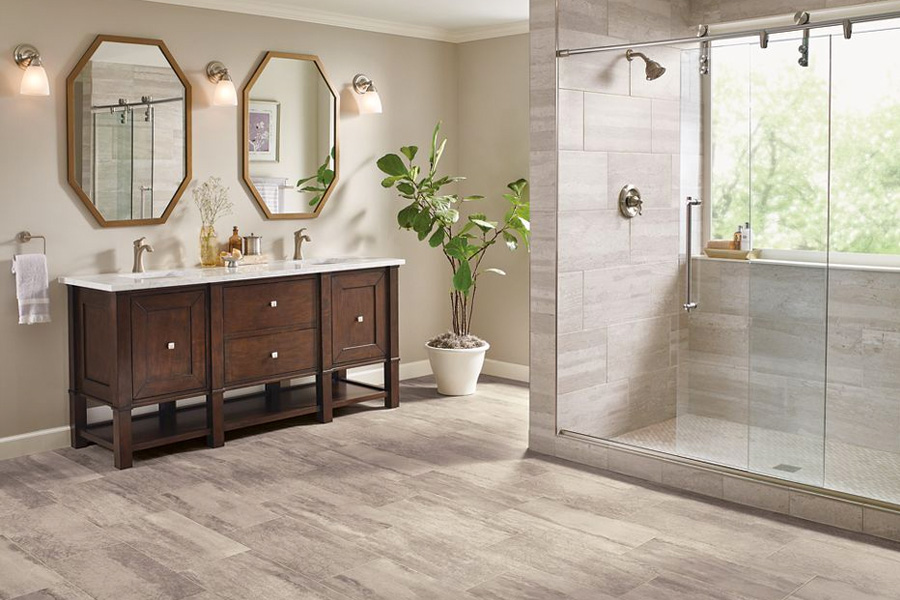 Bathroom floors to enhance the bathroom design