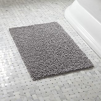 bathroom rug loop light grey bath rug PKXNEPQ