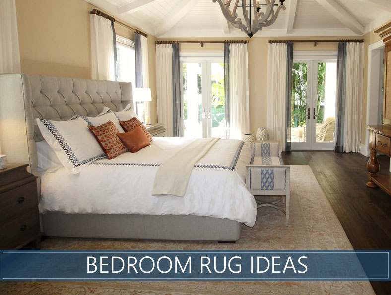 bedroom rug ideas - tips for choosing the best model and material MRVHGNR