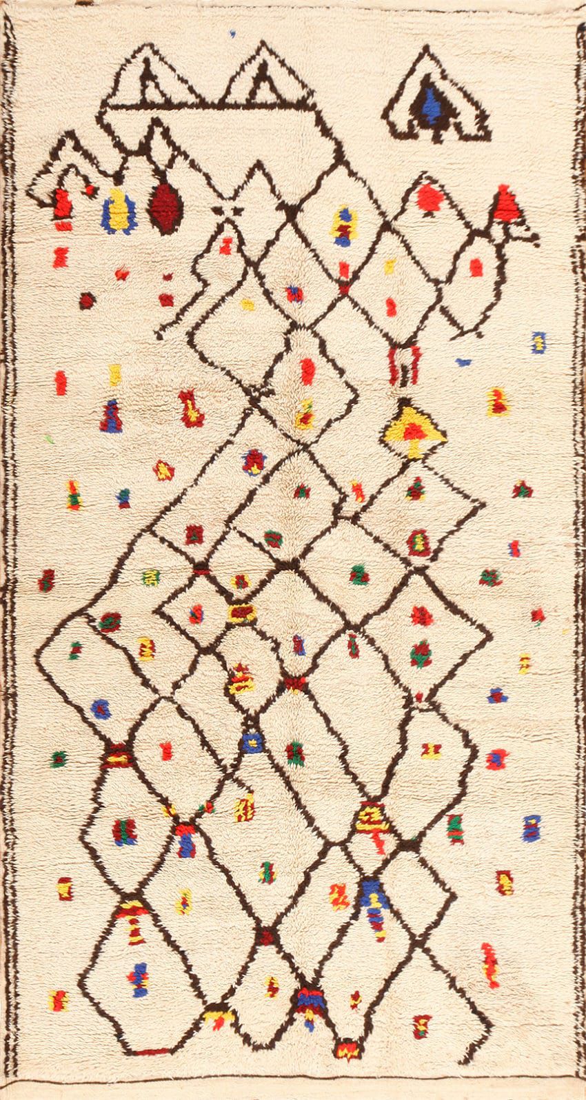 berber rugs colorful vintage moroccan berber shag rug 48953 nazmiyal UWWQJJH