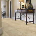 best flooring options tile flooring in entryway with front table and lamp RBQHWLZ
