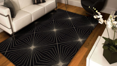 black area rugs orian rugs illusion black area rug GFIHVNW