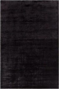 black rugs alta rug in black - yarn and loom rugs SYHIEDL