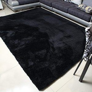 black rugs mbigm super soft modern area rugs, living room carpet bedroom rug, nursery ROWUSJL