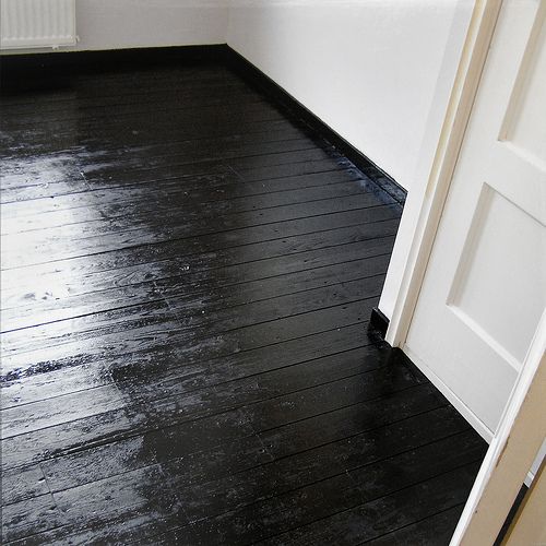 black wood flooring bedroom progress | black wood floors, painted wood floors and woods UNSOQCE