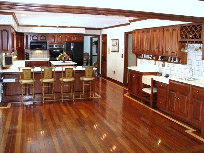 Experience durability with brazilian cherryhard wood floor