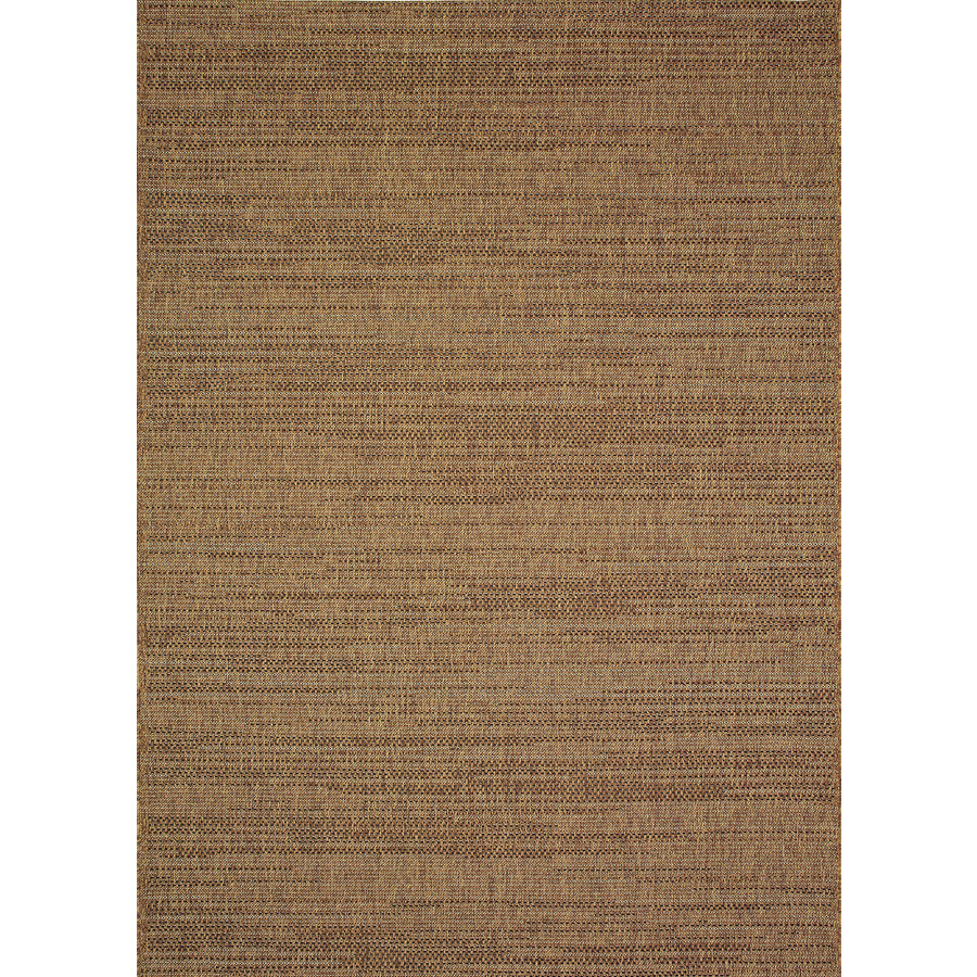 brown area rug with circles allen + roth bestla brown indoor/outdoor distressed area rug (common: 8 x SXLWZEV