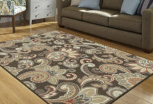 brown area rugs better homes and gardens brown paisley berber printed area rugs or runner FRCIUIV