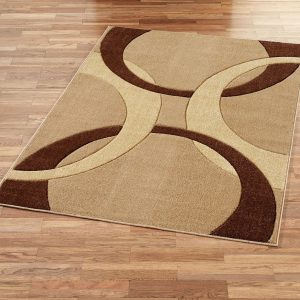 brown area rugs corfu contemporary rectangle rug brown FEYRJUU