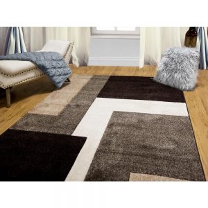 brown area rugs home dynamix bazaar zag dark brown 5 ft. x 7 ft. indoor area GZYTMLR