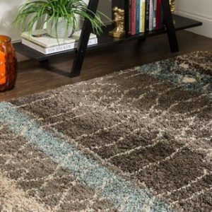 brown area rugs mohawk home huxley adobe brown/ black area rug - 8u0027 x ... GRXSTPQ