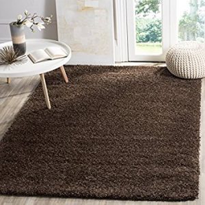 brown area rugs safavieh california premium shag collection sg151-2727 brown area rug (8u0027 x  10 TAQXZKH