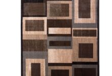 brown rug home dynamix bazaar gal 1196 black/brown 8 ft. x 10 ft. indoor FCSDILK