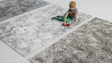 carpet models fluffy rug carpet 3d model max obj fbx mtl 1 ... KDSHRQD