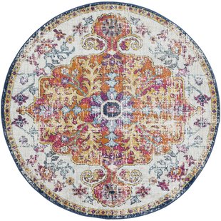 Circle rugs hillsby saffron area rug DSRCLTC