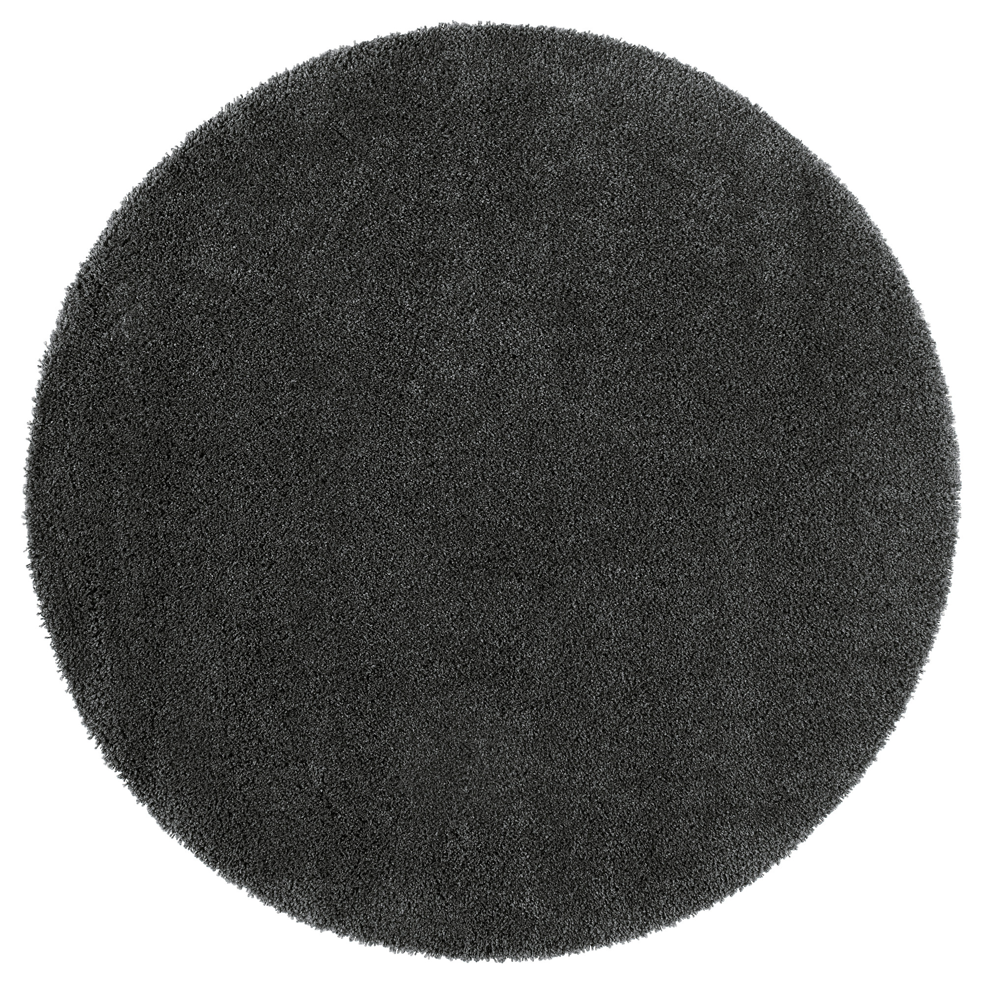 circular rug photo 3 of 5 ådum rug, high pile, dark gray diameter: 4 u0027 PWGRYBP