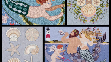 claire murray - coastal treasures hand hooked rugs BZQQBXF